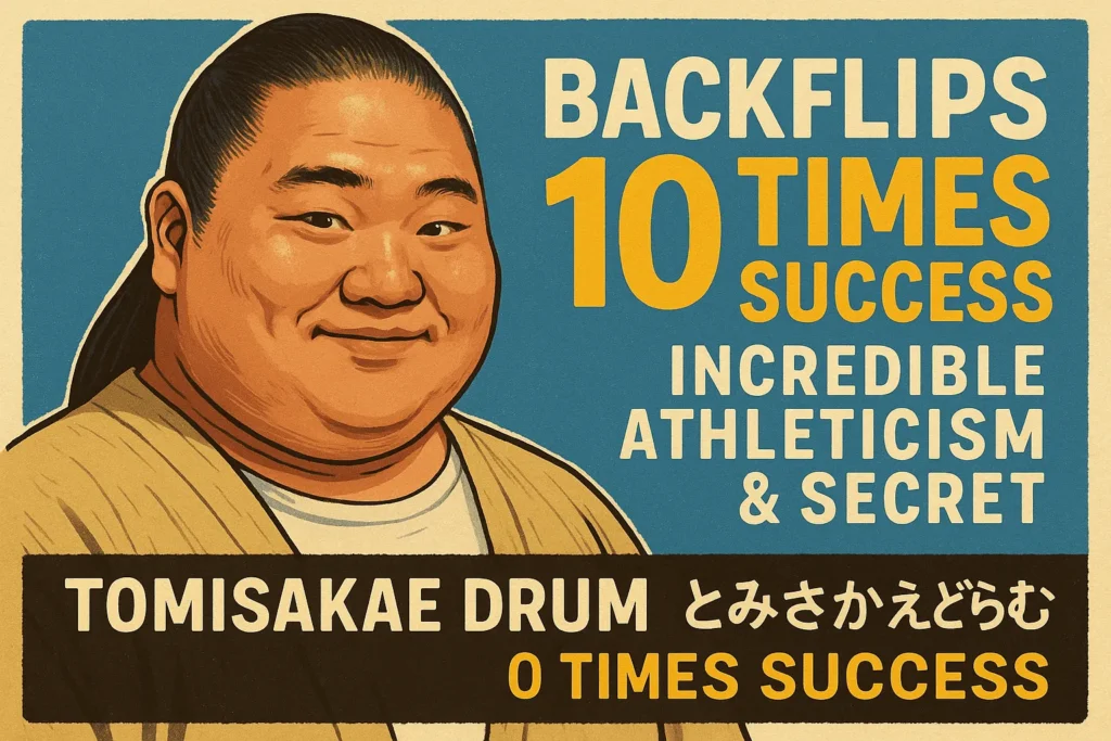 富栄ドラム バク転 10連続