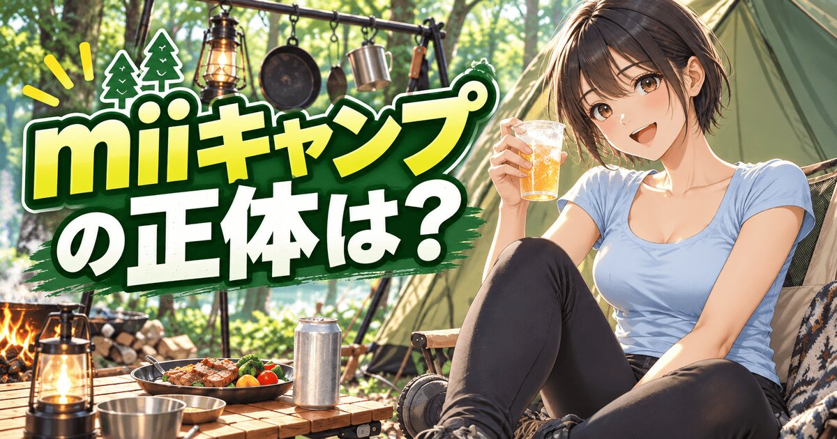 miiキャンプの正体は？本名・年齢・仕事を徹底調査！