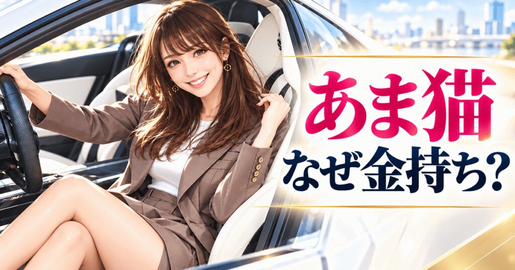 あま猫はなぜ金持ち？高級車を買える理由と年収・収入源
