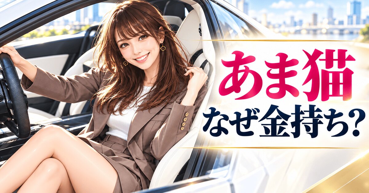 あま猫はなぜ金持ち？高級車を買える理由と年収・収入源